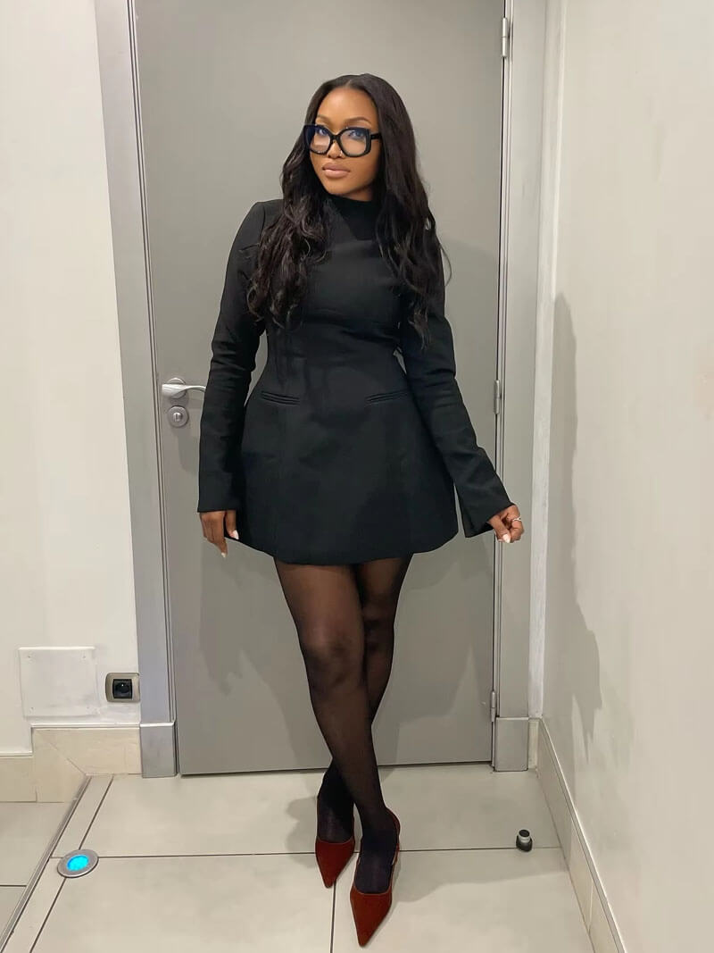 OLANE Aaliyah Mini Dress BlackSWomen's Dresses