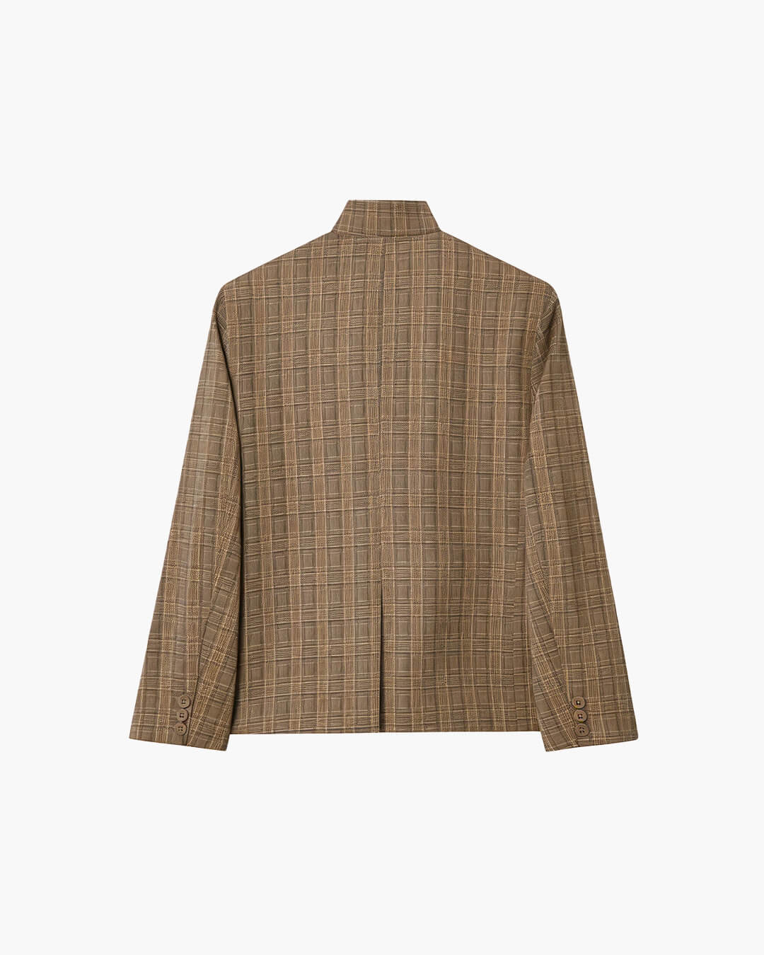 OLANE Asymmetric High Neck Blazer Coat BlackXSBlazer