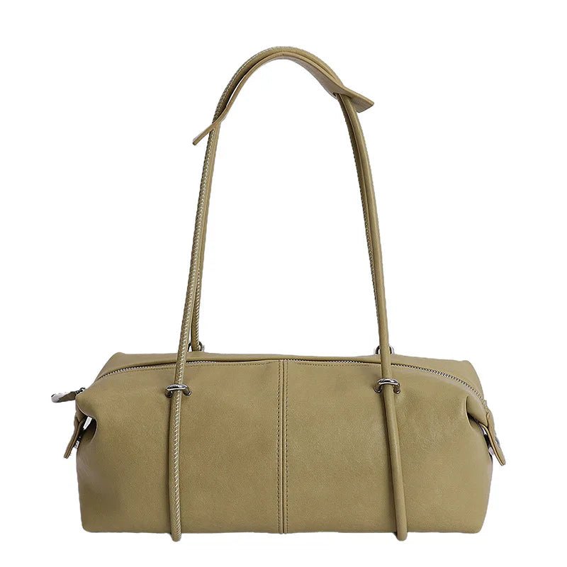 OLANE Boston Leather Pillow Shoulder Bag GreenWomen's Handbags