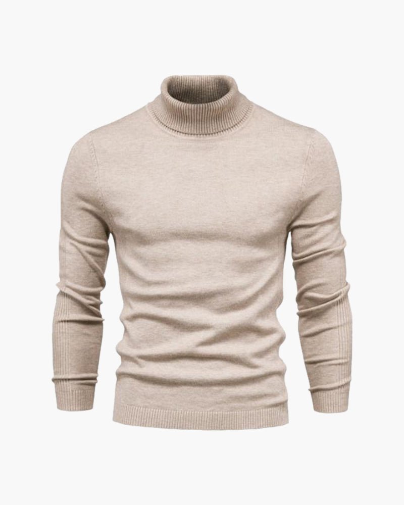 Agata – Schmal geschnittener Herren-Rollkragenpullover aus Feinstrick
