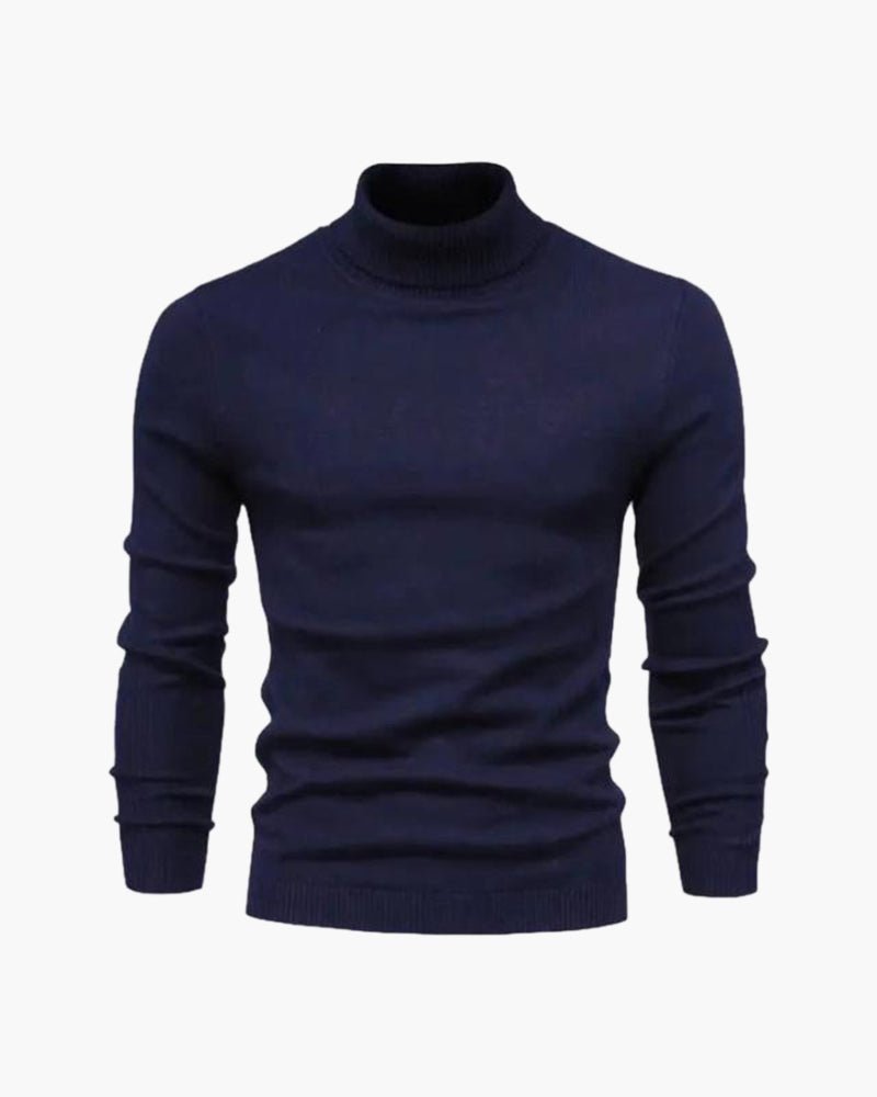 Agata – Schmal geschnittener Herren-Rollkragenpullover aus Feinstrick