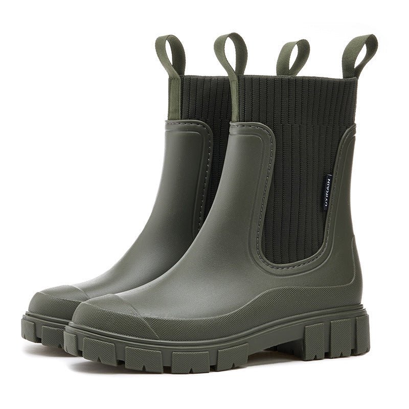 Ahlisa – Wasserdichte Regenstiefel mit niedrigem Schaft