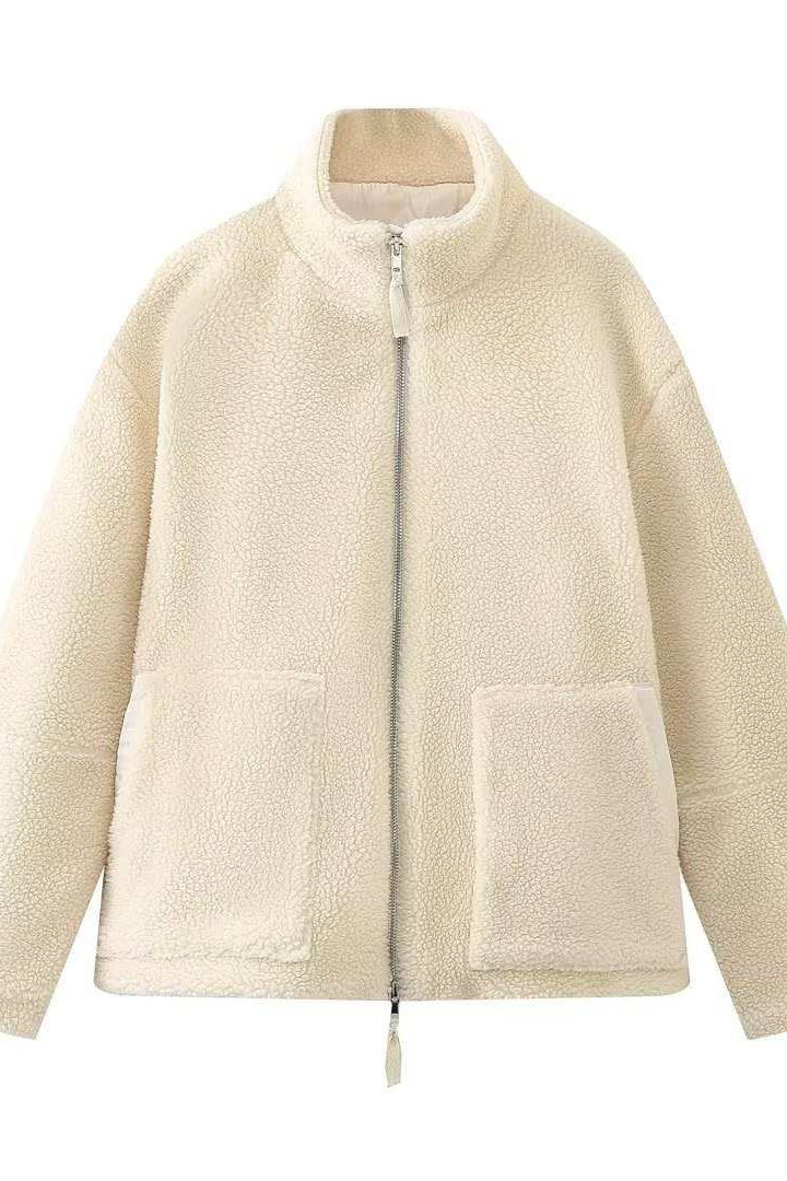 Carla Zip Up Teddy Jacket