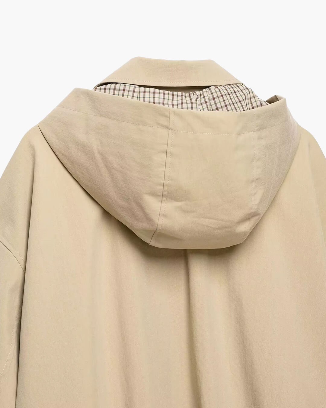 Jacke mit Kapuze und Kordelzug und Reißverschluss