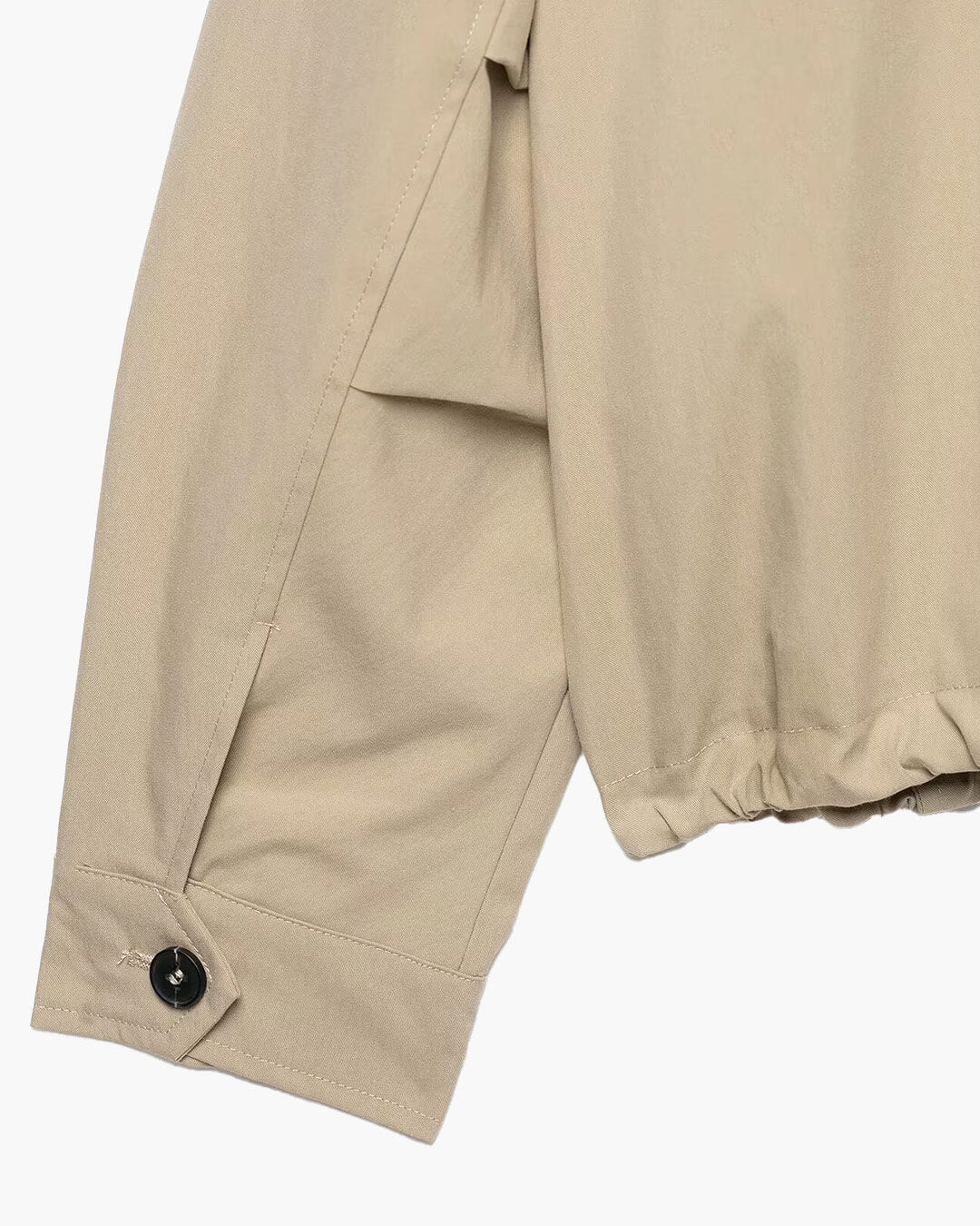 Jacke mit Kapuze und Kordelzug und Reißverschluss