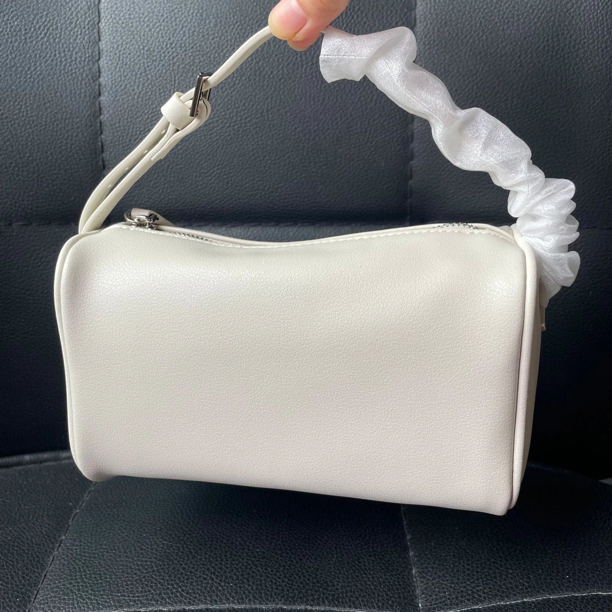 OLANE Faux Leather Crossbody Mini Bag IvoryBag