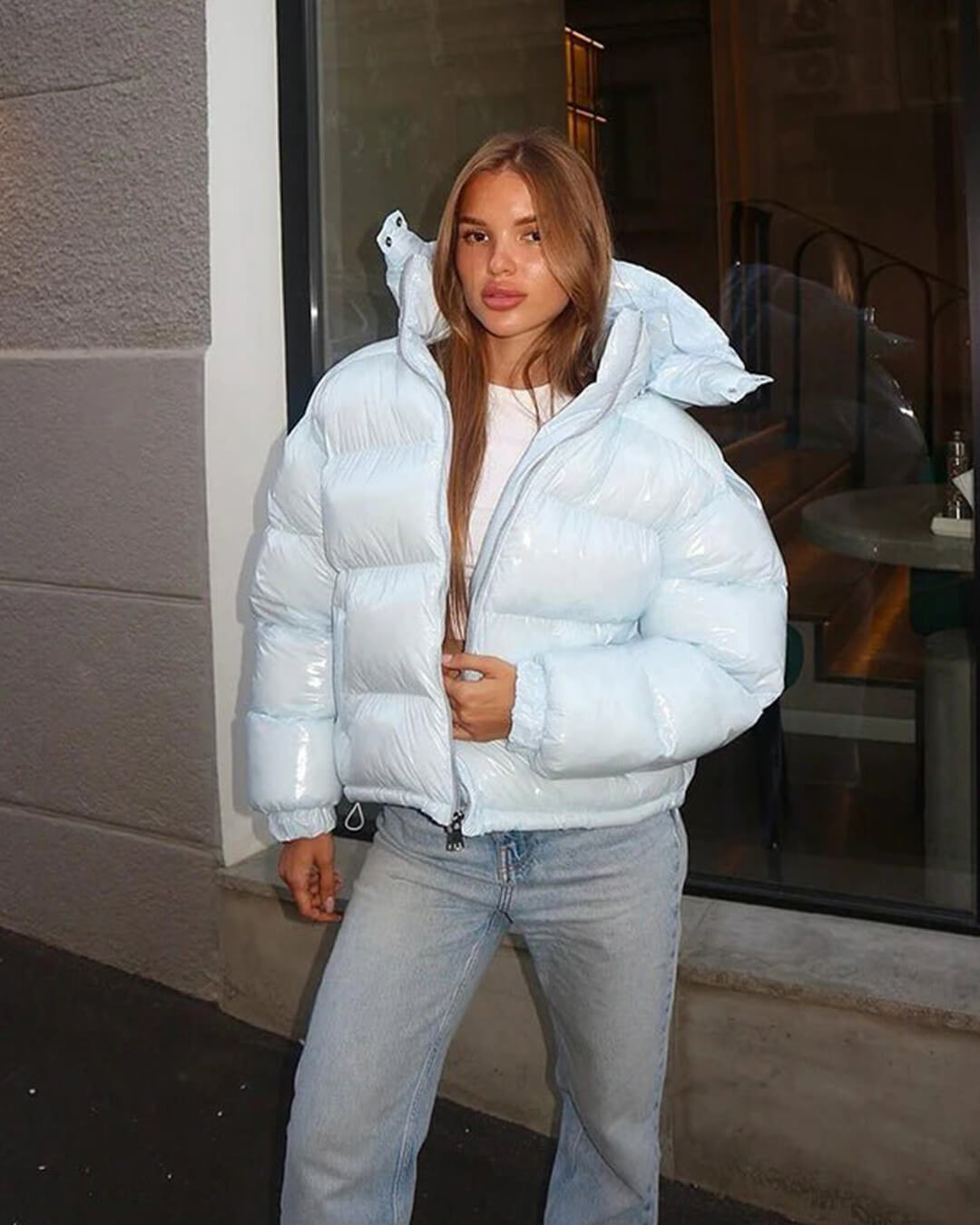 OLANE Mila Hooded Puffer Jacket PinkSWomen's Coats & Jackets