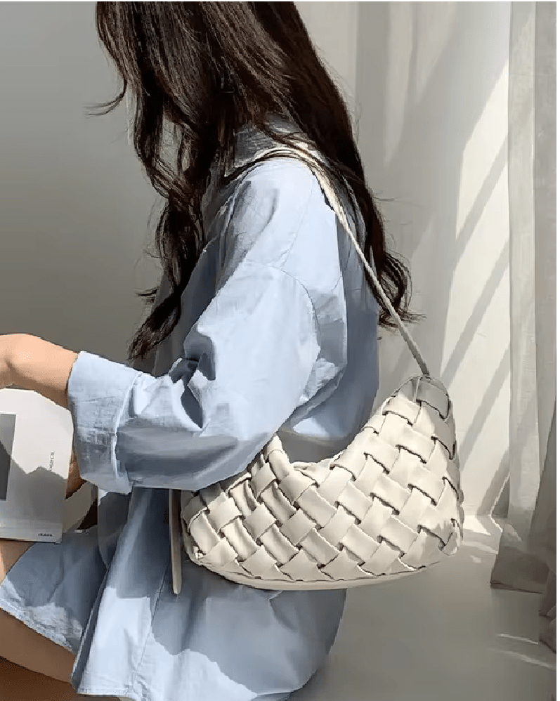 OLANE Minimalist Hobo Shoulder Bag BlackWomen's Handbags