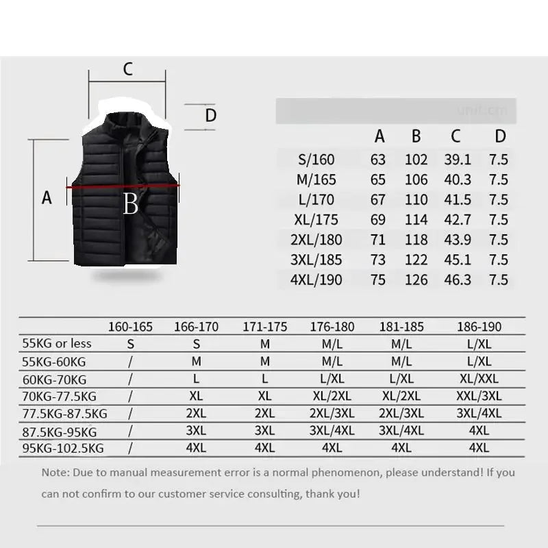 OLANE Padded Puffer Vest BlackMMen's Coats & Jackets