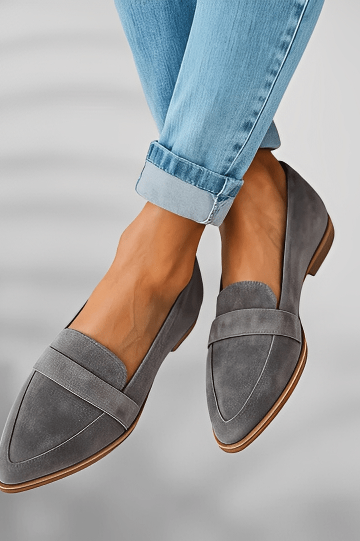 Nora – spitze Slip-On-Schuhe mit gepolsterter Sohle