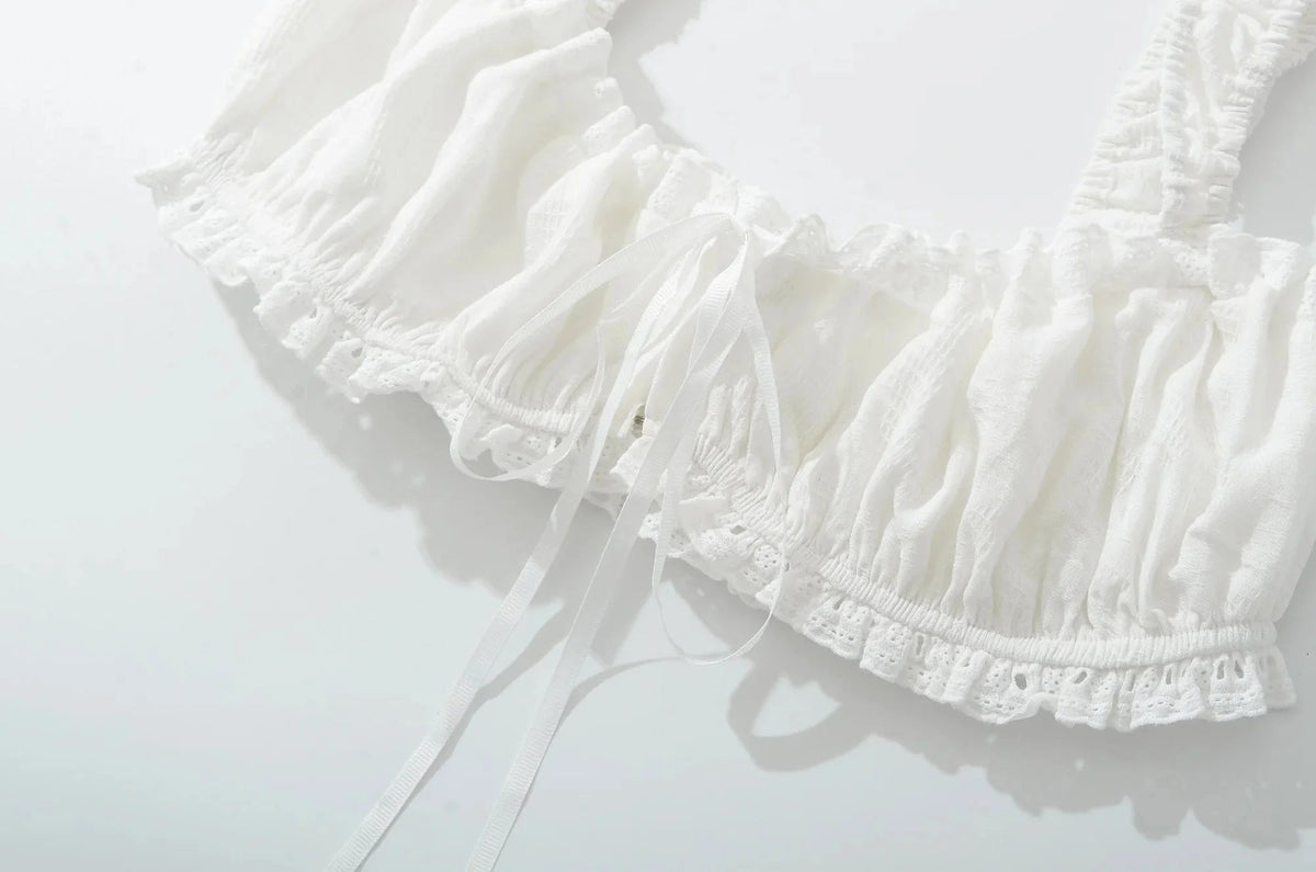 Ella – ärmelloses Bralette-Top und Maxi-Rock Set