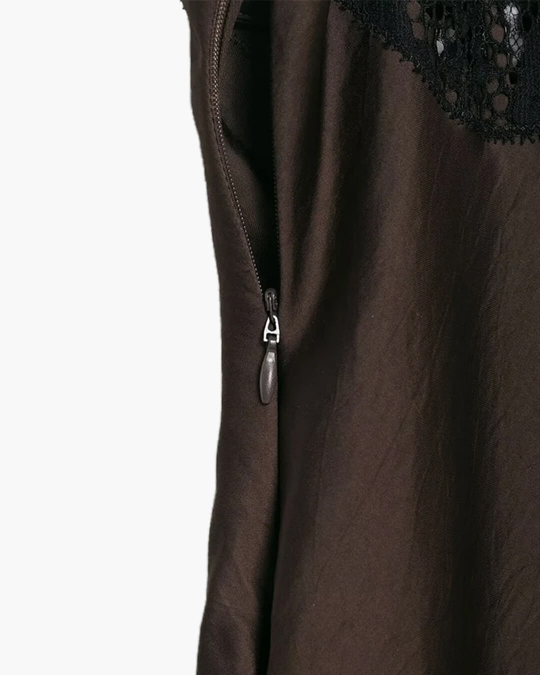 Clara – Ärmelloses Satin-Trägerkleid mit Spitze