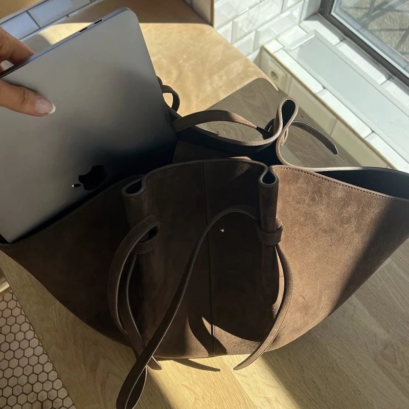 OLANE Spacious Shoulder Bag Coffee PUWomen's Handbags