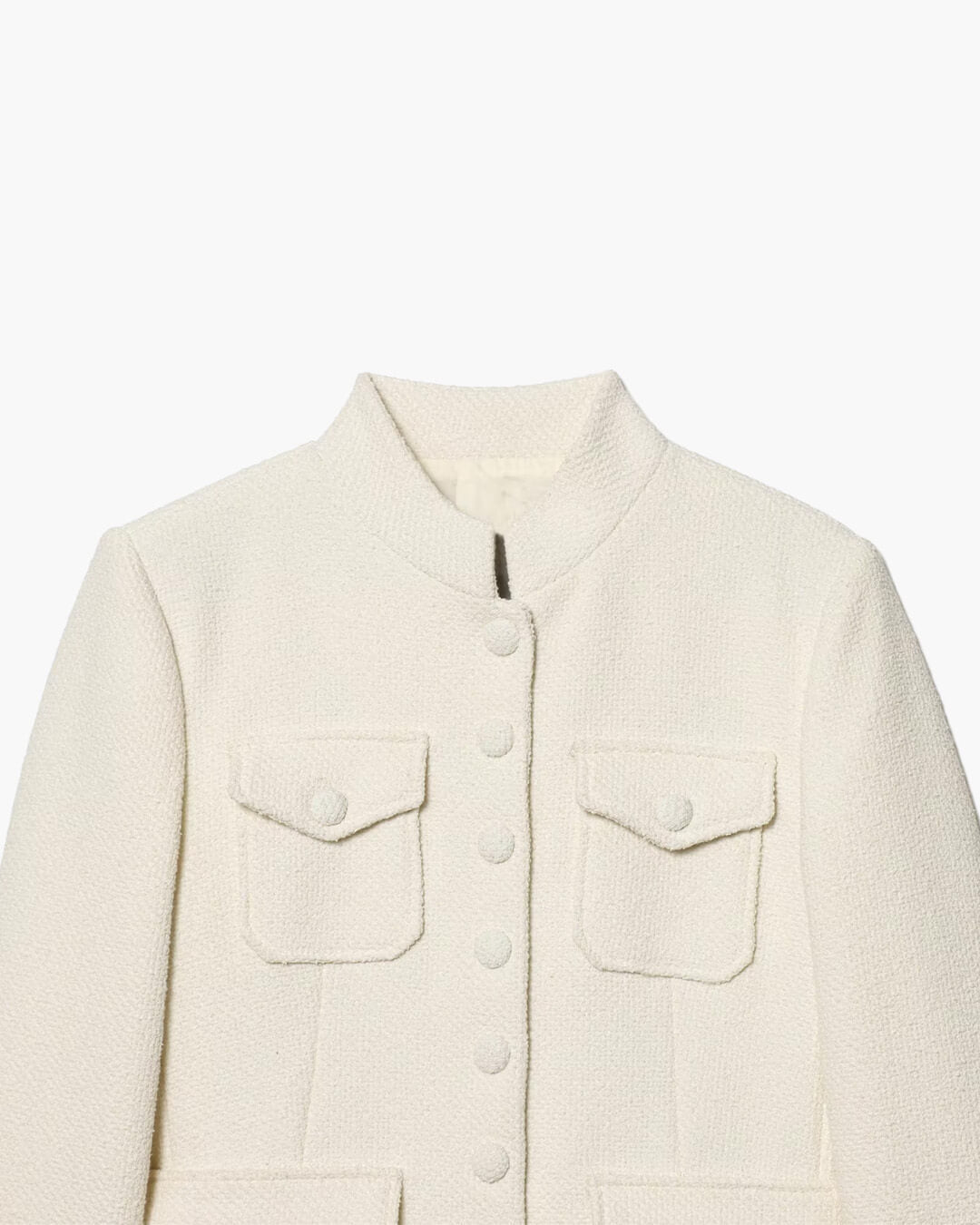 Blazer mit Stehkragen und Klappentaschen