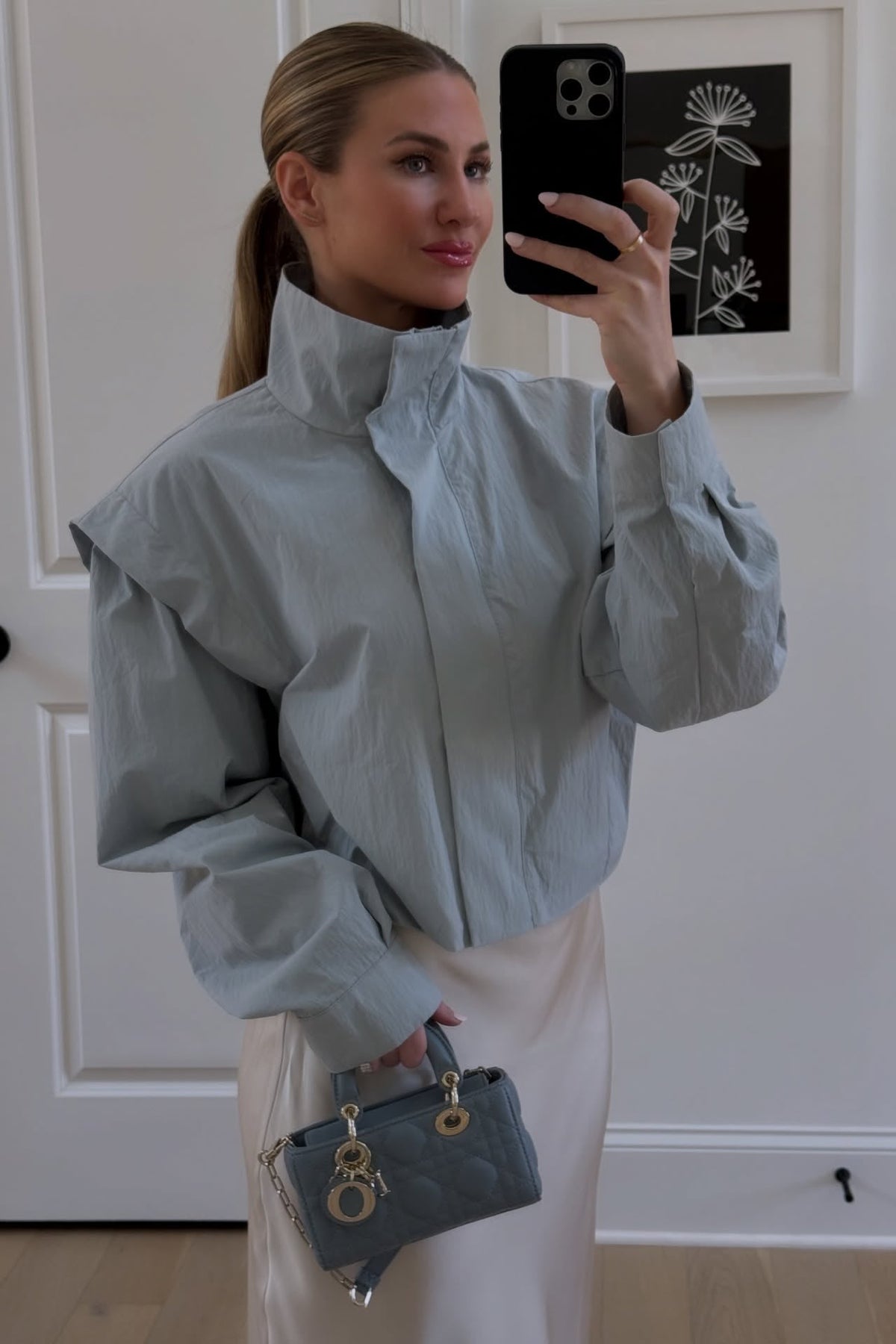 Stilvolle kurze Windjacke
