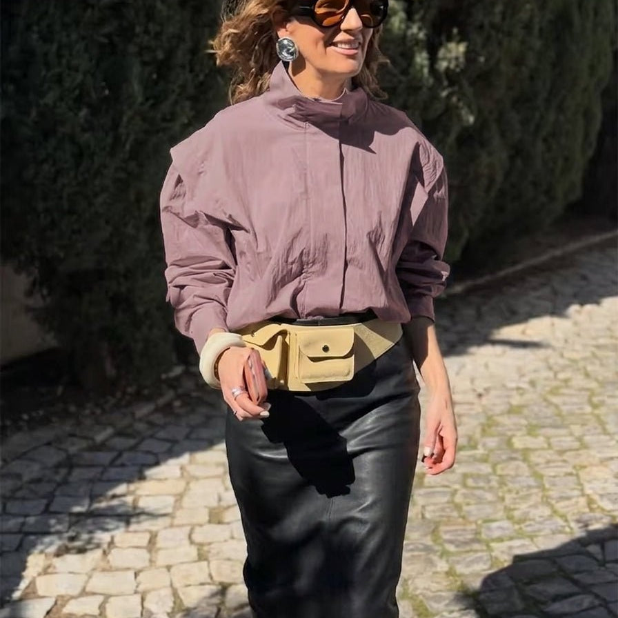 Stilvolle kurze Windjacke