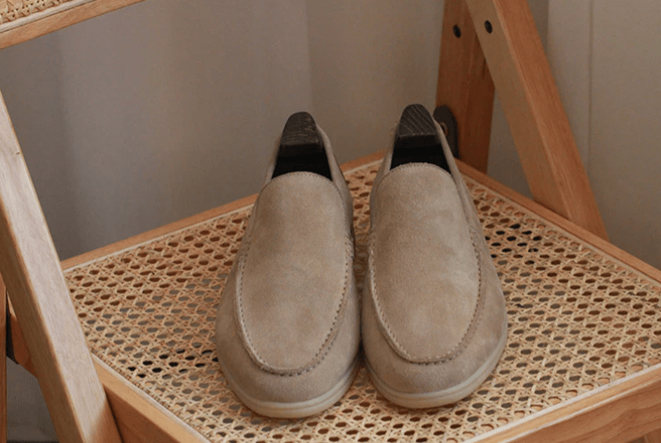 Ahela – Moderne Loafer aus Wildlederimitat zum Hineinschlüpfen