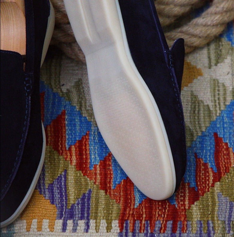 Ahela – Moderne Loafer aus Wildlederimitat zum Hineinschlüpfen