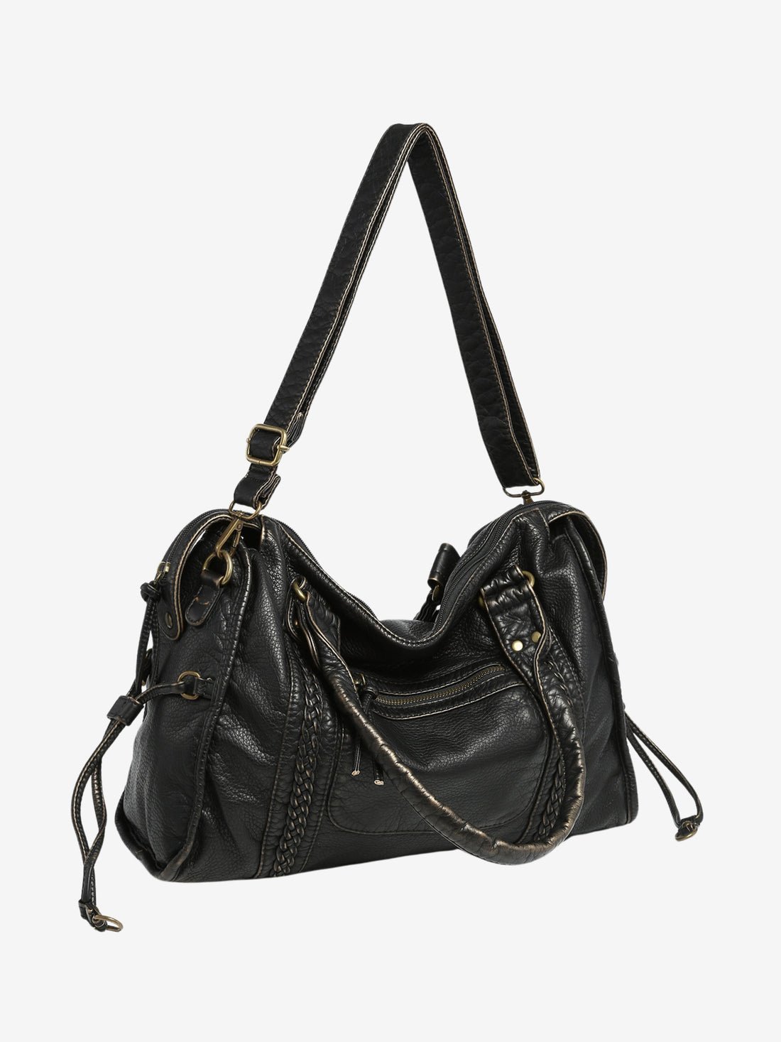 OLANE Vegan Leather Shoulder Bag WhiteBag