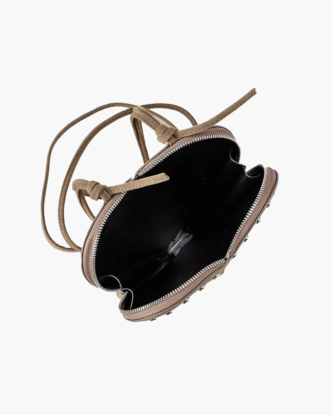 OLANE Vintage Faux Suede Crossbody Bag KhakiWomen's Handbags