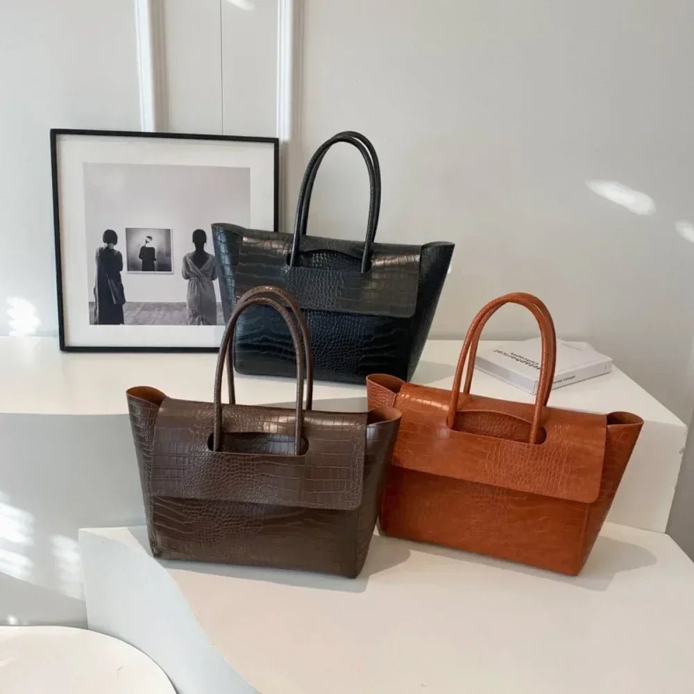 Borsa tote in pelle goffrata Alicia