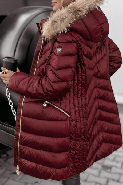 Elegant Long Puffer Jacket