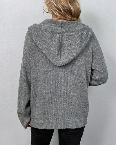 Hooded Cardigan Women