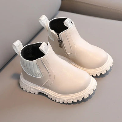 Kids Winter Leather Boots