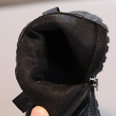 Kids Winter Leather Boots