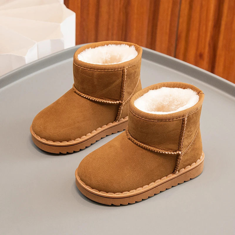 Kids Plush Winter Snow Boots