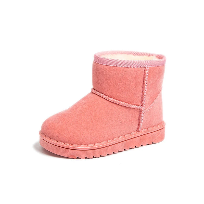 Kids Plush Winter Snow Boots