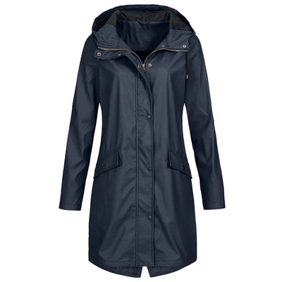 Oversized Waterproof Hooded Raincoat