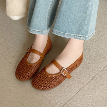 Luana Mesh Ballet Flat Pumps