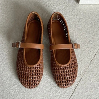 Luana Mesh Ballet Flat Pumps