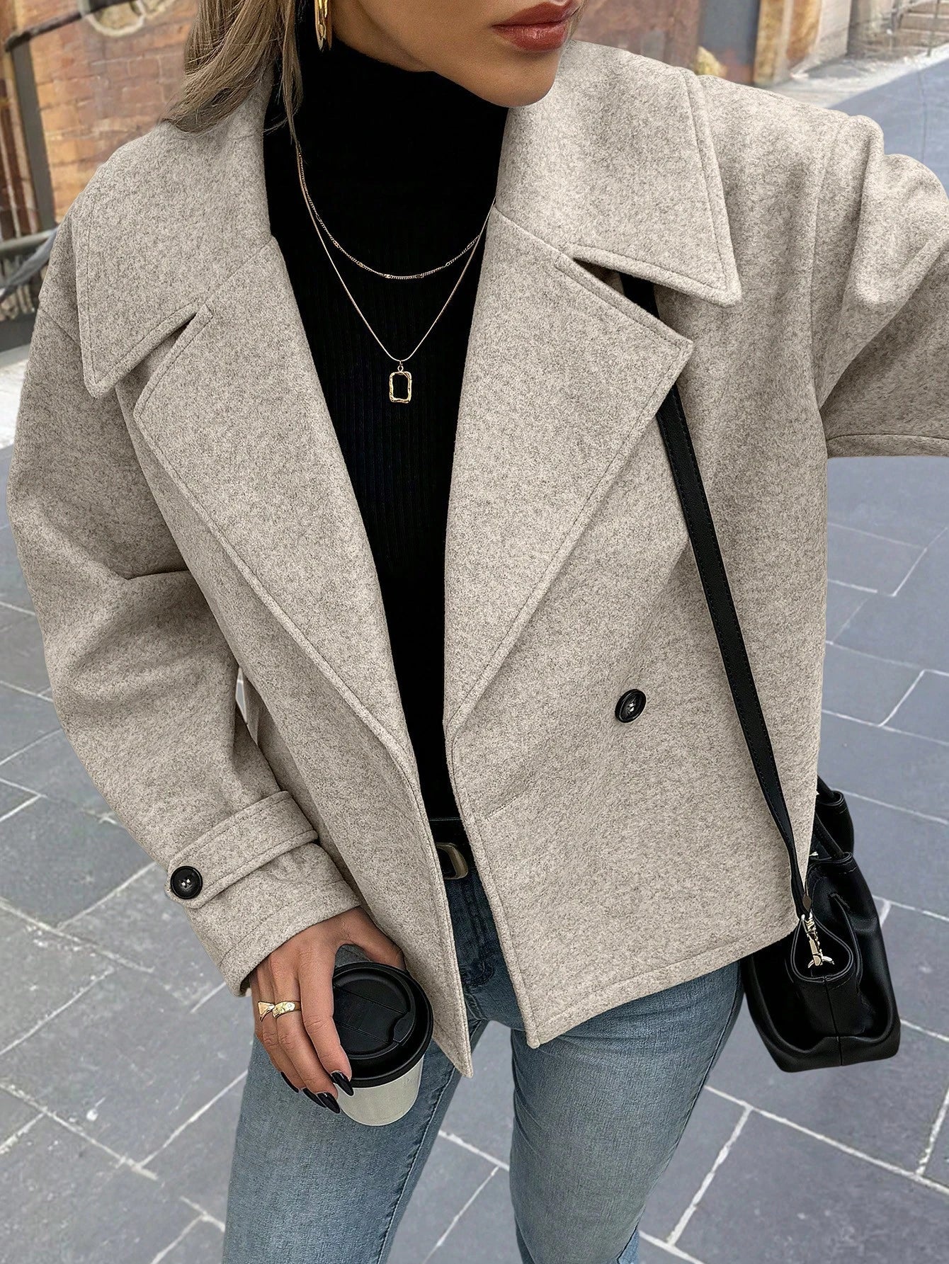 Cropped Wool Jacket