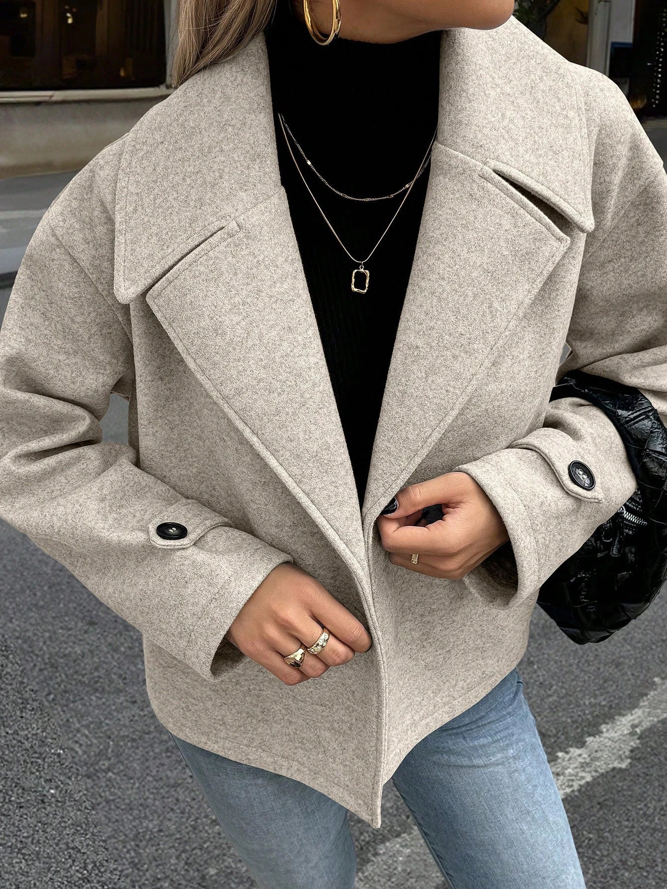 Cropped Wool Jacket