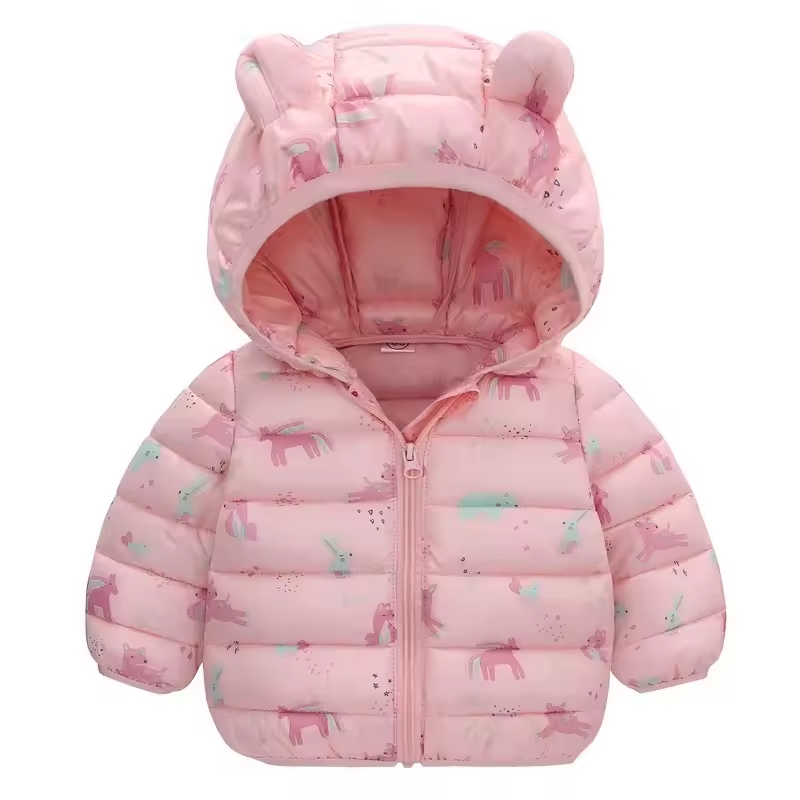 Kids Puffer Bear Jacket