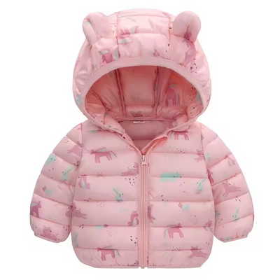 Kids Puffer Bear Jacket