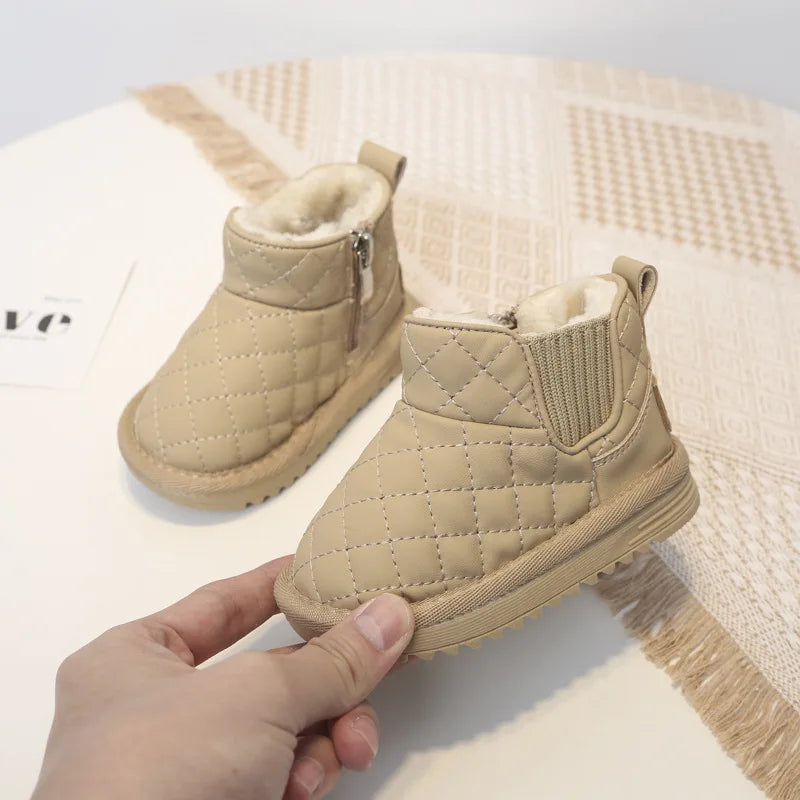 Leather Toddler Snow Boots