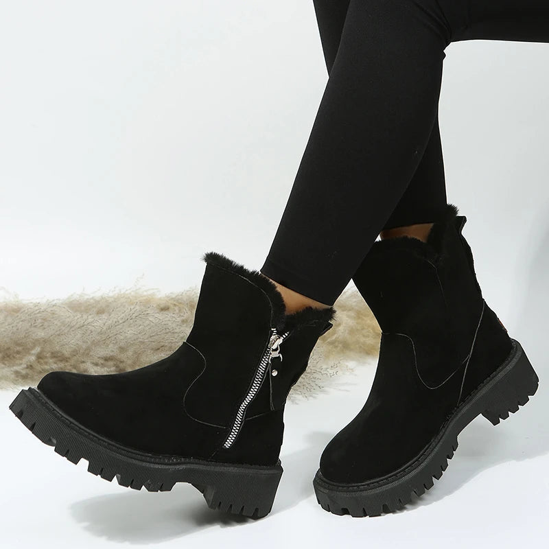 Faux Suede Boots