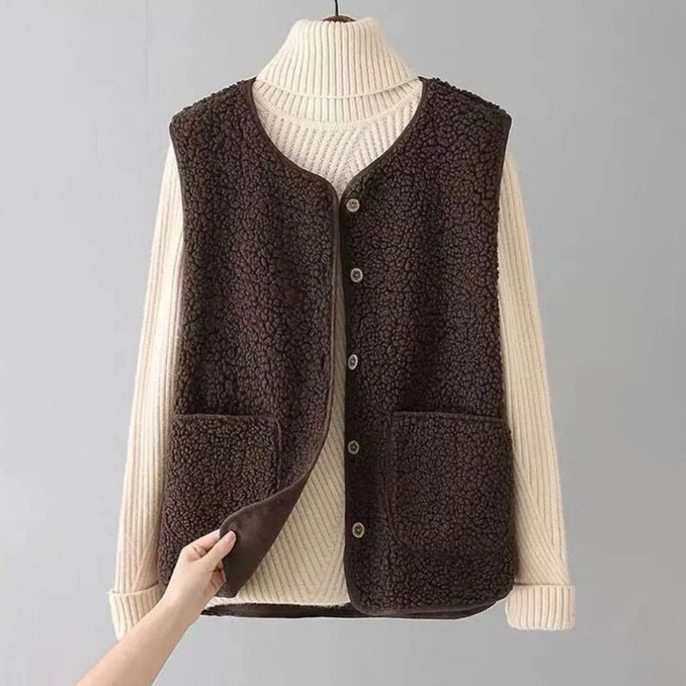 Teddy Fleece Vest