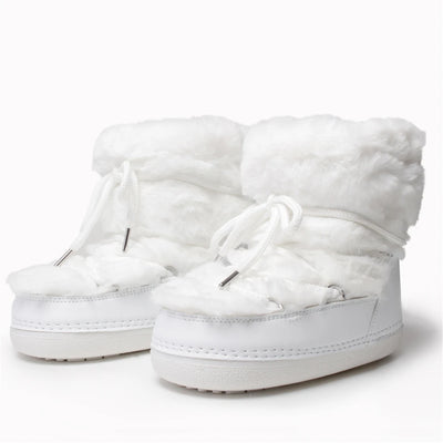 Fluffy Fur Winter Snow Boots