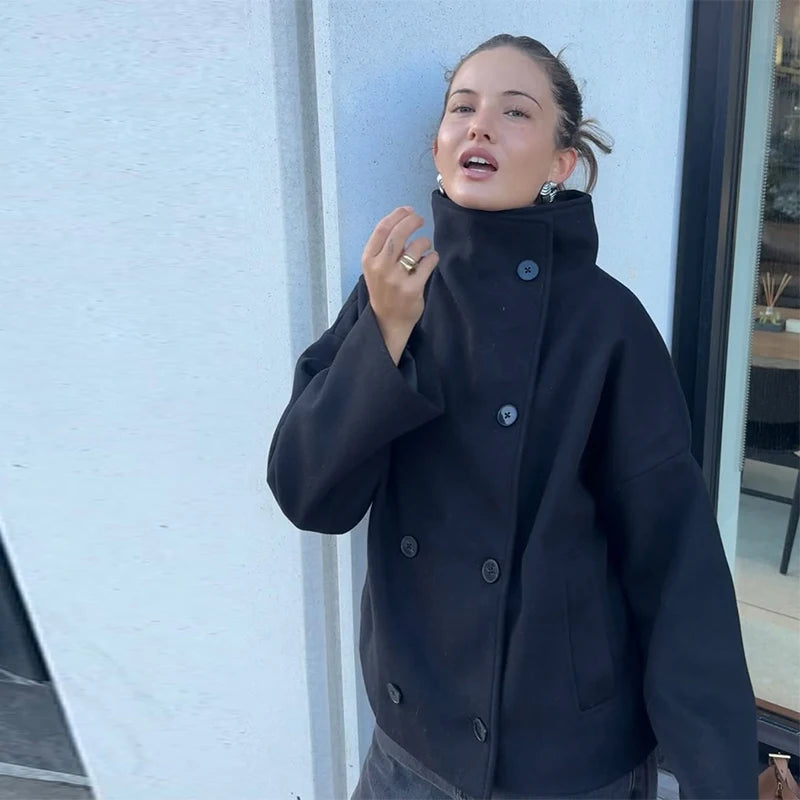 Winter Cape Collar Coat