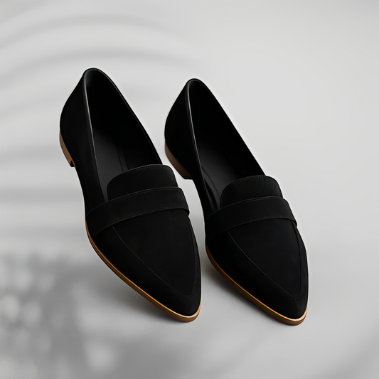 Chaussures orthopédiques à enfiler et à bout pointu