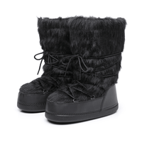 Aerwen Fluffy Fur Winter Snow Boots