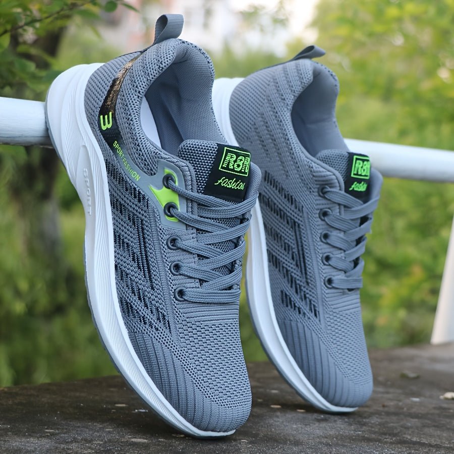 OLANE Athletic Lace - Up Breathable Running Shoes Blue38.5Men's Shoes