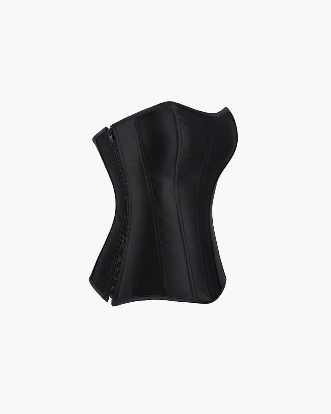 OLANE Black Satin Corset Top SWomen’s Tops