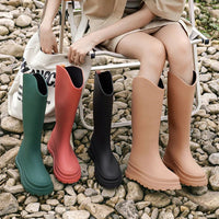Kniehohe wasserdichte Regenstiefel