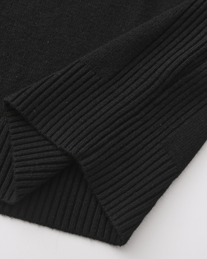 Olane Brand Men's Slim Fit Turtleneck Sweater - Elegant Beige Fine Knit for Business & Leisure BlackSMen's Sweaters