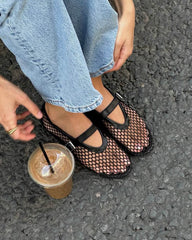 Adelmira Breathable Mesh Ballet Flats